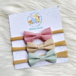 Set Cintillos Corbata #1