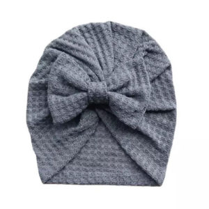 Turbante Corbata Gris