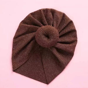 Turbante Para Niñas Café