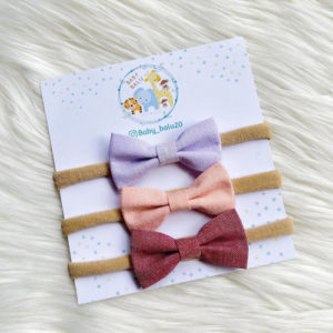Set Cintillos Corbata #4