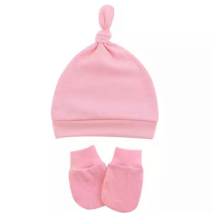 Set De Gorrito y Mitones Rosa