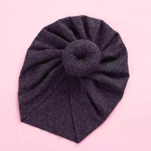 Turbante Para Niñas Azul Marino