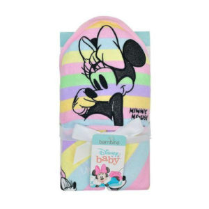 Toalla Con Capucha Bambino Minnie Colores