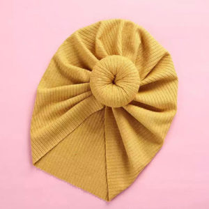 Turbante Para Niñas Mostaza