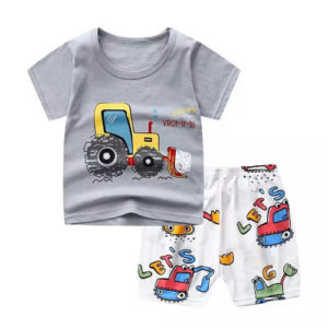 Conjunto Short Tractor Gris