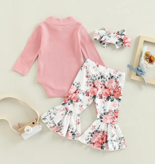 Conjunto Palazzo Flores Coral M/Larga - Imagen 2