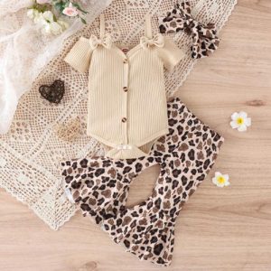 Conjunto Palazzo Animal Print M/Corta