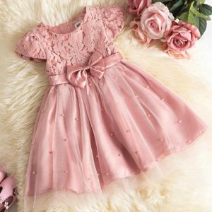Vestido De Gala Rosa Palo