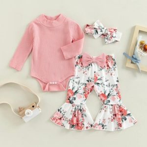Conjunto Palazzo Flores Coral M/Larga